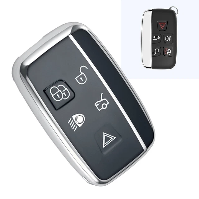 Schlüsselanhänger-Hülle Aus Silikon Für Land Rover Discovery 4 & Sport – 5 Tasten, In 8 Farben Wählbar Schlüsselanhänger-Hülle Aus Silikon Für Land Rover Discovery 4 & Sport – 5 Tasten, In 8 Farben Wählbar