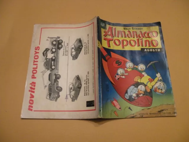 Almanacco Topolino 1964 N.8 Mondadori Walt Disney Originale Molto Buono