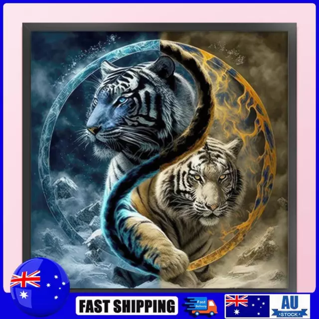 Full Embroidery Eco-cotton Thread 11CT Printed Tiger Cross Stitch Kit (ACC-920)