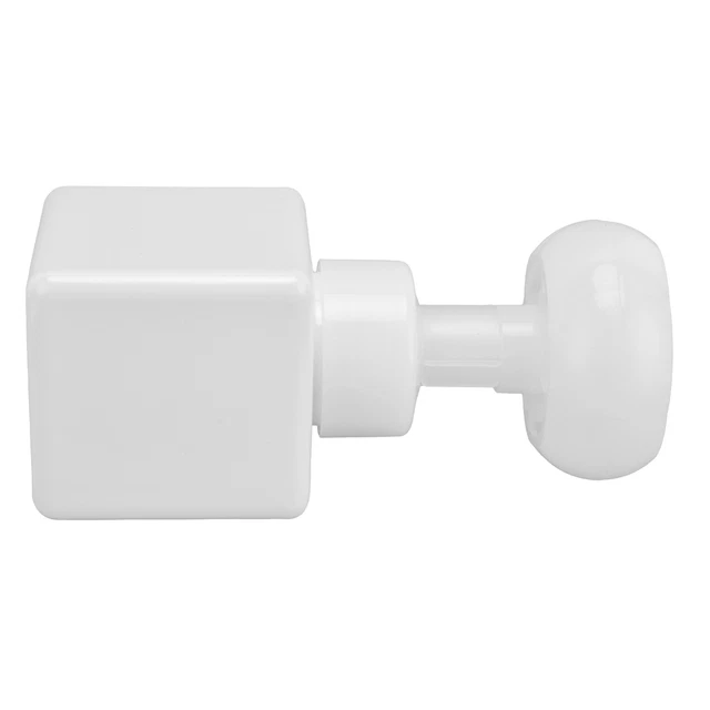 Botella de bomba de espuma blanca 250 ml portátil recargable reutilizable en forma de flor MX