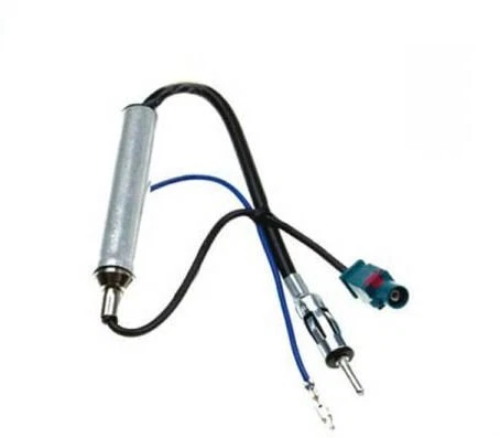 Adaptateur Antenne Auto Fakra Vers DIN - Alimentation Fantôme Pour VW, Audi, Mercedes, Etc.