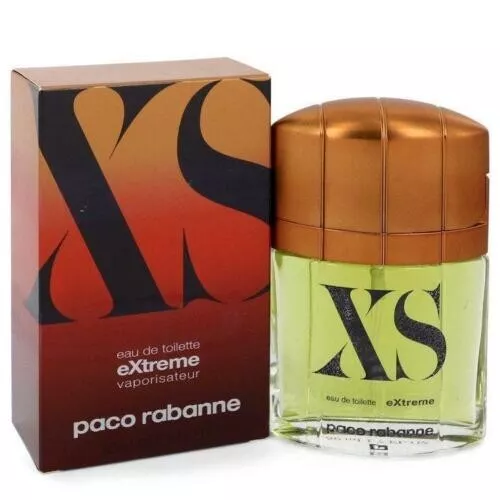 XS eXtreme by Paco Rabanne Men 1.7oz 50ml Eau de Toilette RARE