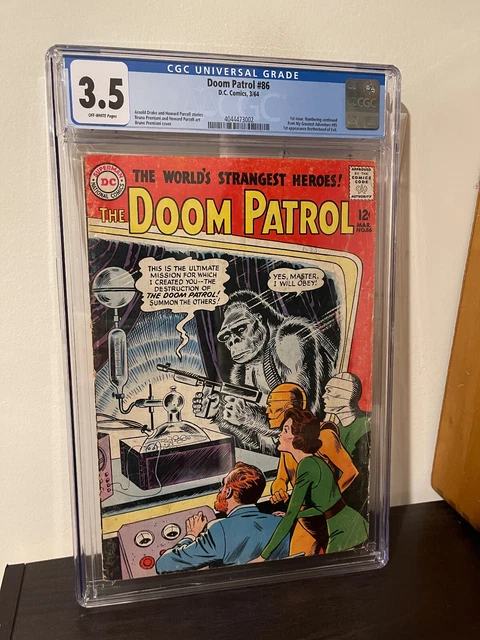 Doom Patrol #86  CGC 3.5 1st Issue & 1st Brotherhood Of Evil