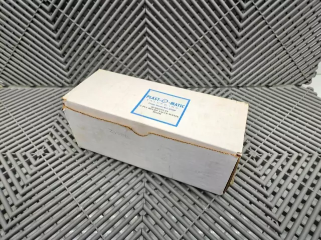 Nuovo Plast-O-Matic RVDT075T-PV 1.9cm PVC Regolabile Relief Valvola 5-125 Psi