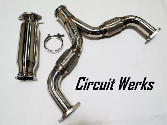 Circuit Werks 350Z 03-09 Z33 Resonated Échappement Y Tuyau Souple Mi 350 Z 33