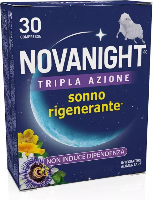 BUYFARMA Novanight Tripla Azione - Nuova Formula 30 Compresse