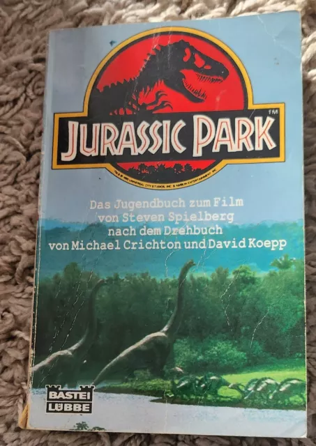 Jurassic PARK "ERSTAUFLAGE"1993 BUCH