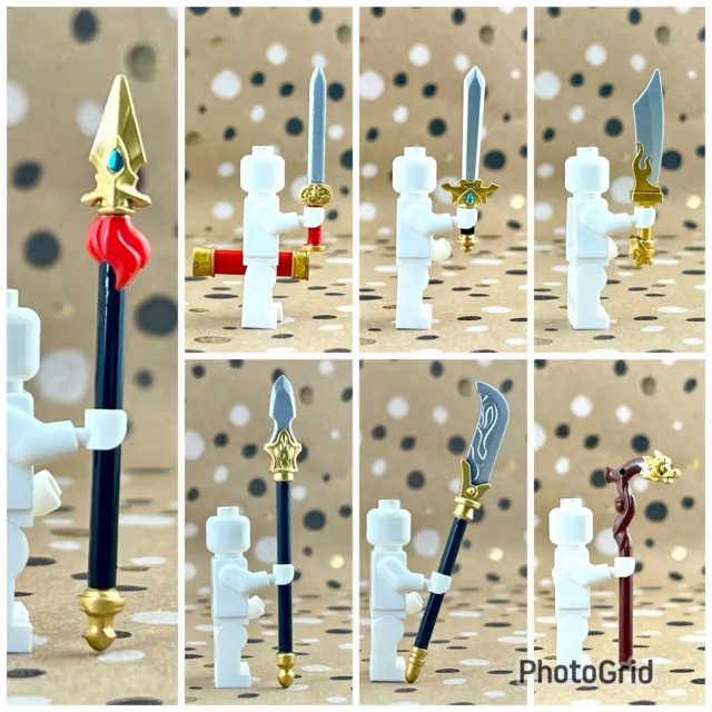 🌟Custom🌟 7pcs x Ninja Weapon bundle for Lego mini figures