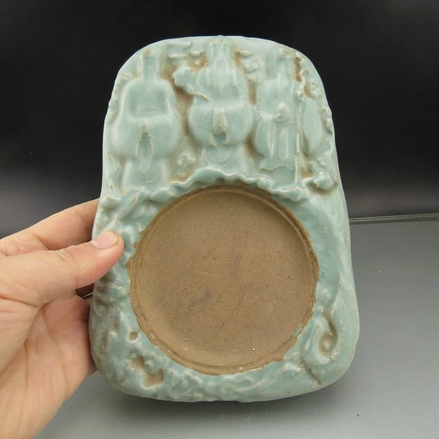 China,porcelain,collectibles,Noble collection,Fu lu shou, inkstone R(507)