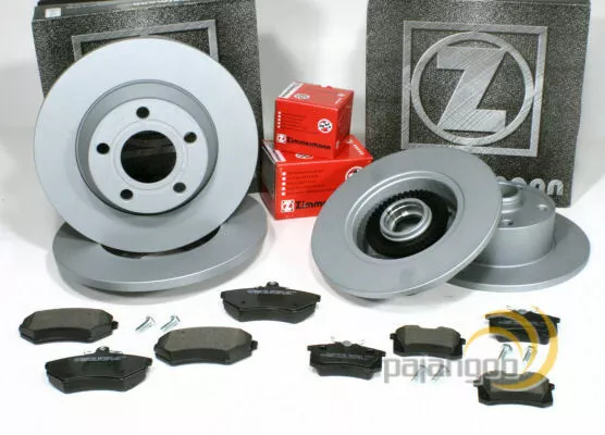 Zimmermann Bremsen Set Ø 296 mm x Ø 280 mm vorne hinten für Fiat Opel Renault