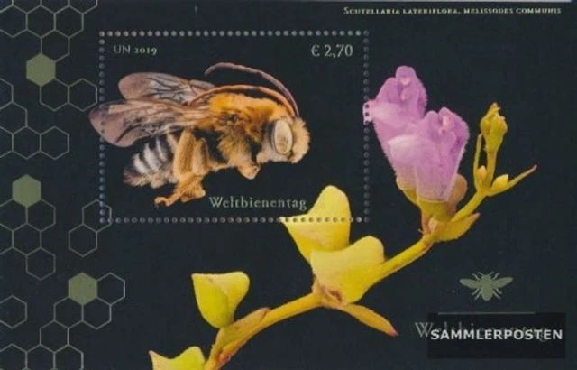 UNO - Wien Block53 (kompl.Ausg.) postfrisch 2019 Weltbienentag