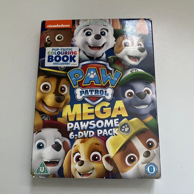 PAW PATROL MEGA Pawsome Pack DVD 6 discs **NEW** £16.99 PicClick UK
