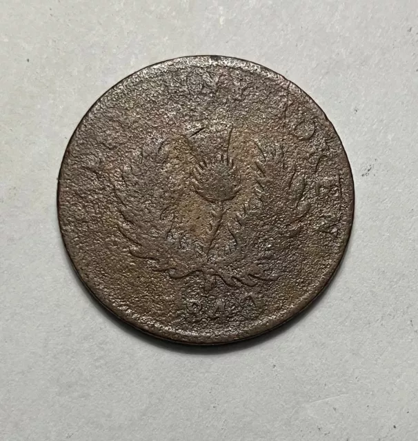 1840 Nova Scotia Half Penny Token