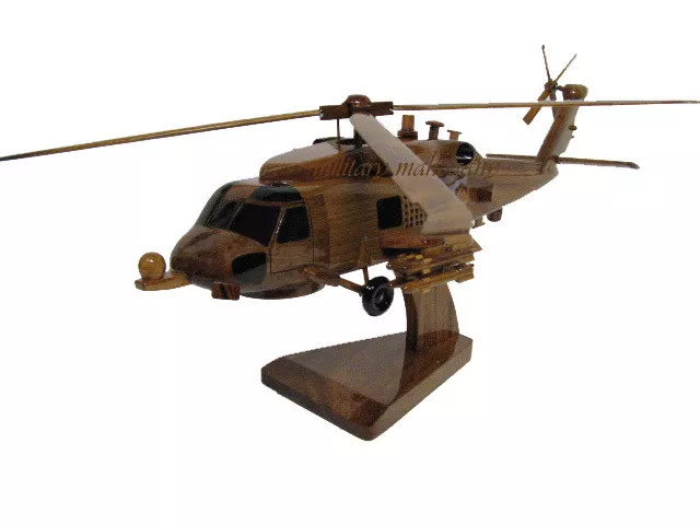 MH-60R SH-60R Romeo Seahawk Military Helicopter Sikorsky Navy Wood Wooden Model