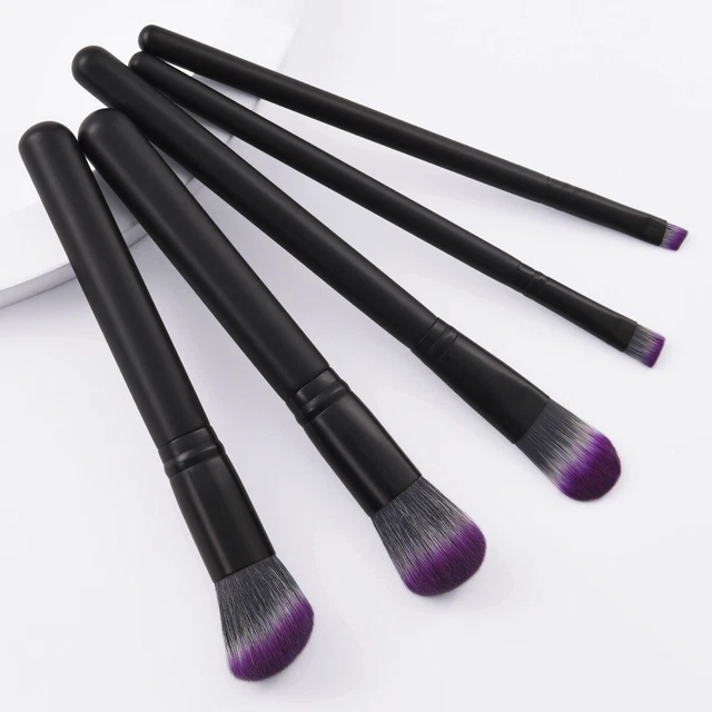 5 PIEZAS Cepillos de maquillaje Base Ocultores en polvo Sombras de ojos Cepillos Juego de herramientas