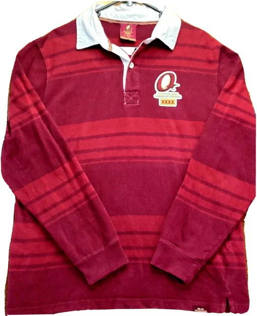 MEN M 2008 XXXX NRL State Of Origin QLD MAROONS Long Sleeve Striped Rugby Jersey 53.81 PicClick MEN M 2008 XXXX NRL State Of Origin QLD MAROONS Long Sleeve Striped Rugby Jersey 53.81 PicClick