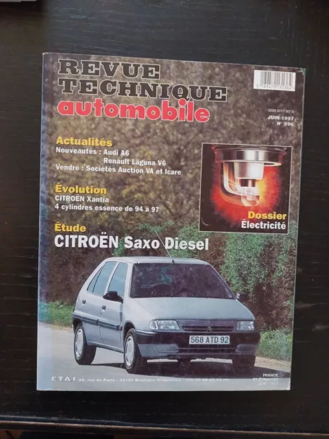 Revue technique Citroen Saxo 1.5 D X SX VSX XEV SXEV duesel rta Saxo  diesel