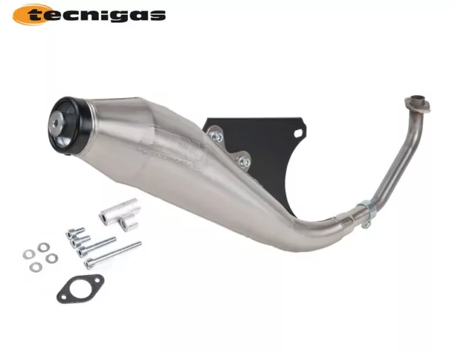 Pot d'échappement Tecnigas GP4 pour Scooter Peugeot V-clic 50 /Kymco 50 4 temps