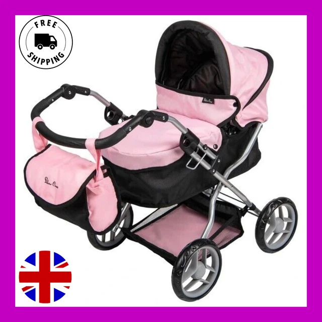 Silver Cross Dolls Ranger Pram Stroller Pushchair Buggy Girls Kids Fun Play Toy