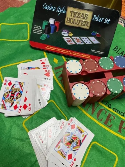 *** Pokerset Texas Holdem Poker Set NEU ***