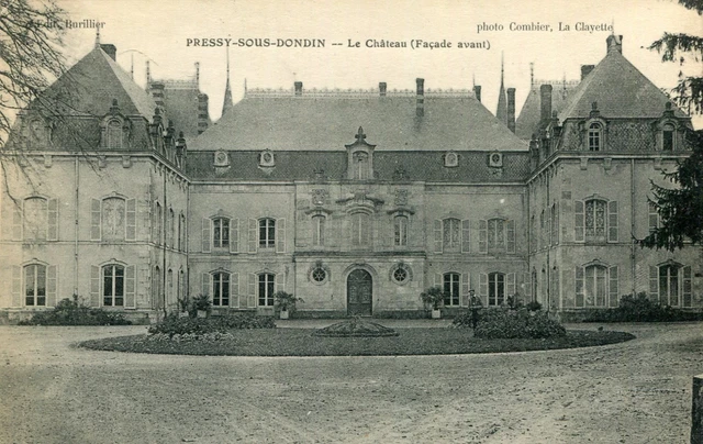 CARTE PRESSY SOUS DONDIN Le château Façade avant EUR 7,00 PicClick FR