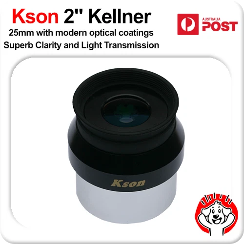 KSON 2" (2 Inch) 25mm Fully Multi-Coated Kellner Eyepiece 46 degree FOV