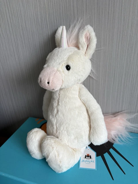 JELLYCAT ORIGINAL BASHFUL Unicorn Medium BNWT Displayed Only New With 