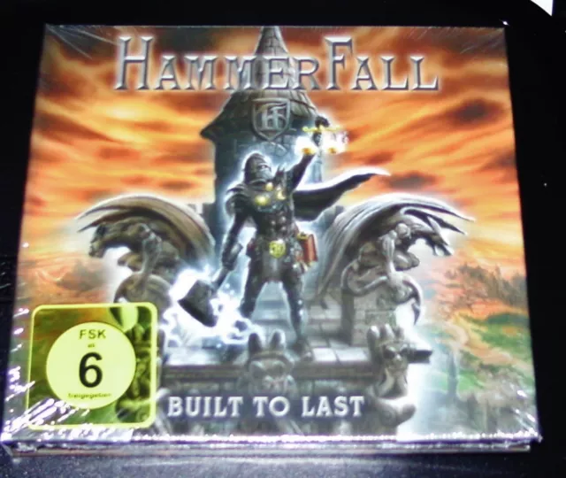 Hammerfall Built To Last Cd + Dvd Im Mediabook Schneller Versand Neu & Ovp