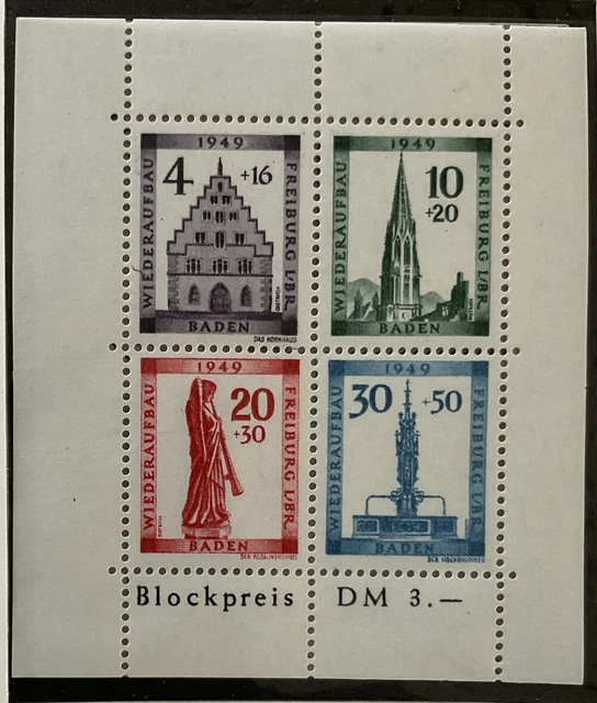 FRANZÖSISCHE ZONE 1945-1949 ** POSTFRISCH KOMPLETTE SAMMLUNG + ABART (Q4403d
