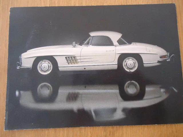 A Encadrer Carte Postale N° 15X10 Rene Staud P.a.r.c Mercedes 300 Sl  Automobile