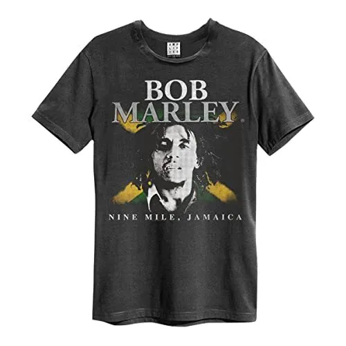 Amplified Bob Marley Nine Mile Charcoal T-Shirt XL