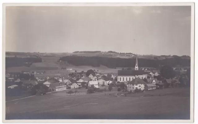 AK Foto-AK Weiler im Algäu (Allgäu) alte Ortsansicht Teilansicht