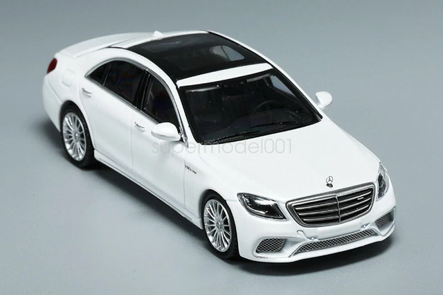 King Model Mercedes S65 AMG W222 – Modellino Scala 1/64, Pressofuso Nero, Da Collezione