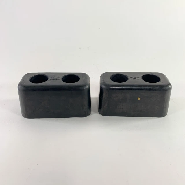 2 Pack Globetech Loading Dock Bumper 6" x 3" x 3" Rubber