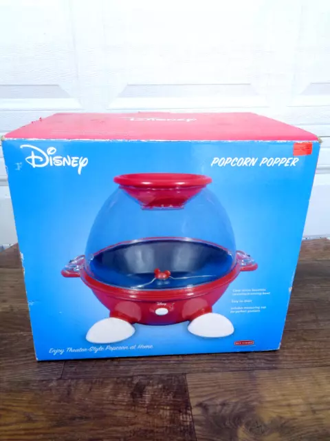 Disney Mickey Mouse Popcorn Popper Back To Basics Brand 2004 No Box