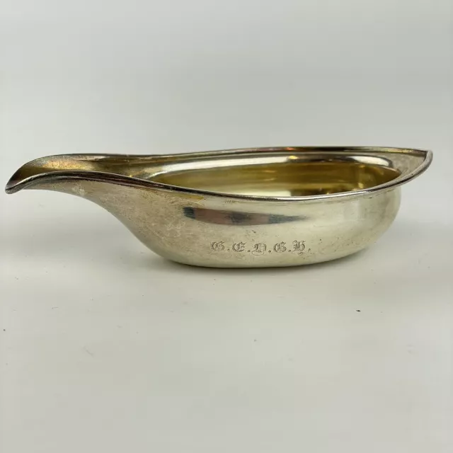 Antique Solid Silver Pap Boat Edward John & William Barnard 1850 13.1cm