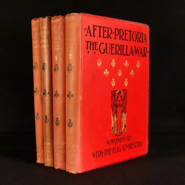 1900-1902 4vols With the Flag to Pretoria and After Pretoria by H. W. Wilson ...