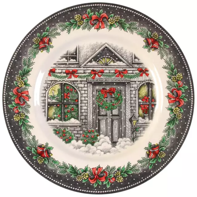 Royal Stafford Christmas Home Dinner Plate 8257093