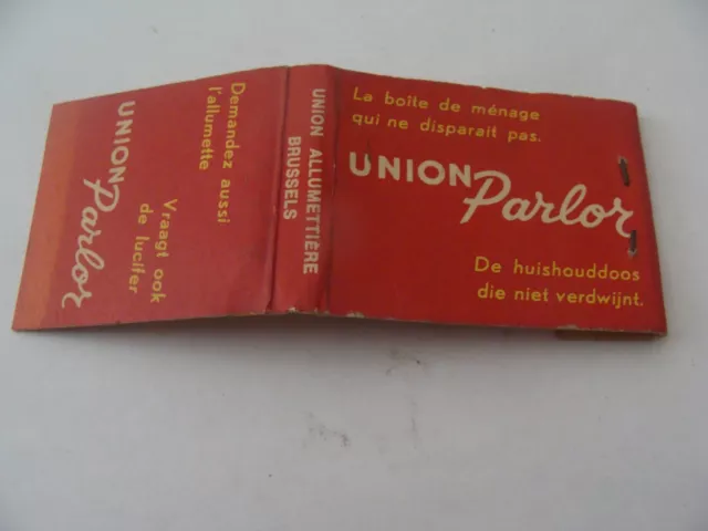 Pochette allumettes - UNION PARLOR - Bruxelles - BELGIUM - (P50)