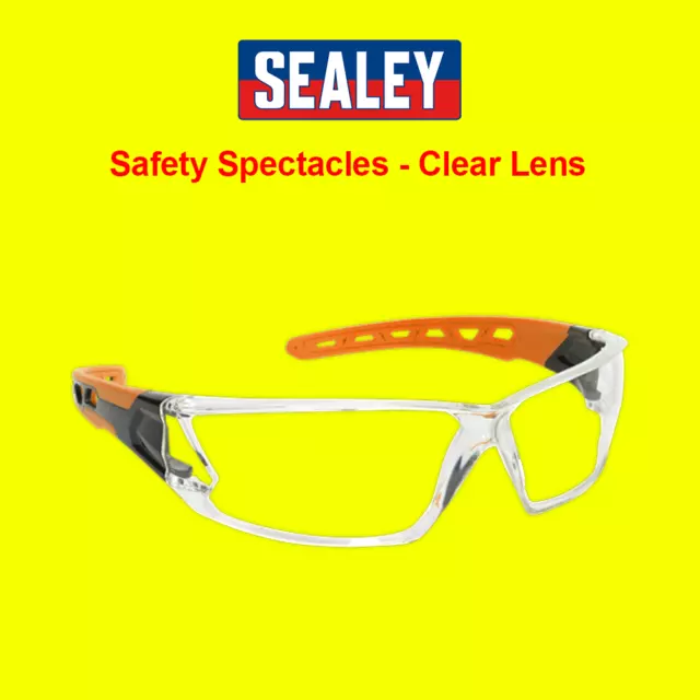 Gafas de seguridad Sealey SSP66 - lentes transparentes