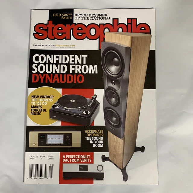 Stereophile Magazine August 2021 Confident Sound From Dynaudio Thorens TD 124 DD