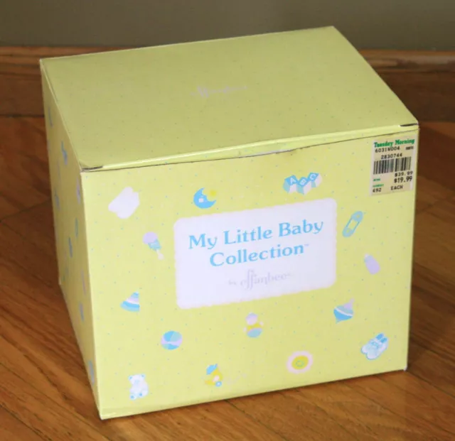 Effanbee My Little Baby Collection Baby in Basket FB8100 doll 1989 New in Box