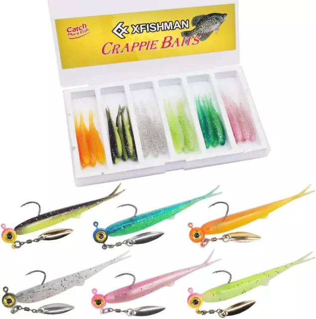 Arkie Multi Species Assorted Fishing Lures Kit Bass, Crappie