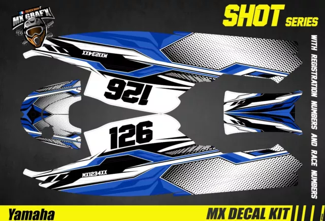 Kit Déco pour / Decal Kit for Jet SkiYamaha Super Jet - Shot Blue