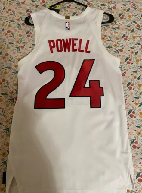 BNWT Toronto Raptors Norman Powell Authentic Jersey Nike Size 40 Small + 2” 2