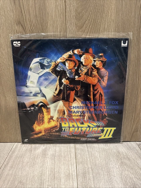 BACK TO THE Future Part 3 Laserdisc Rare Videodisc SW £14.23 - PicClick UK