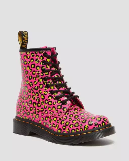 NIB*Womens*Dr. Martens*1460 8 Eye Boot**6-10*Pink Leopard*Doc Martens