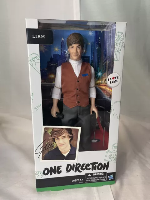 One Direction Doll Liam W/Brown Vest Hasbro Global Modest! RARE