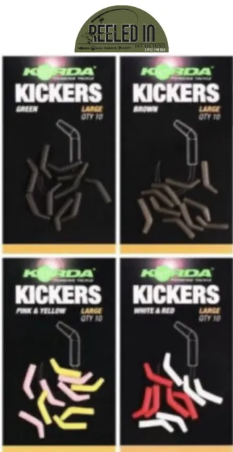 KORDA KICKERS QTY 10 - Different Sizes & Colours Available*