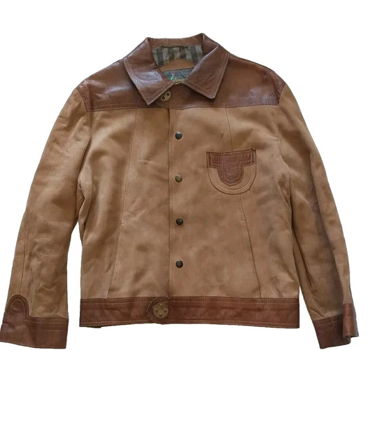 ビンテージ A2 Lamb leather bomber 見易かっ jacket 雰囲気